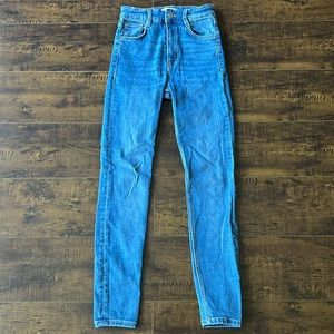 Zara High Waistes Skinny Jeans